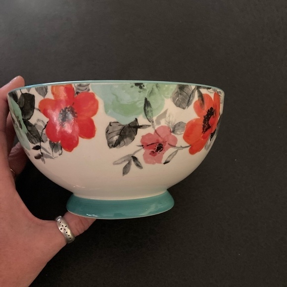 2 The Pioneer Woman Flea Market Floral Bowls In Great Used Condition. - Picture 12 of 14